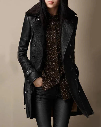 Elodie - Manteau en cuir