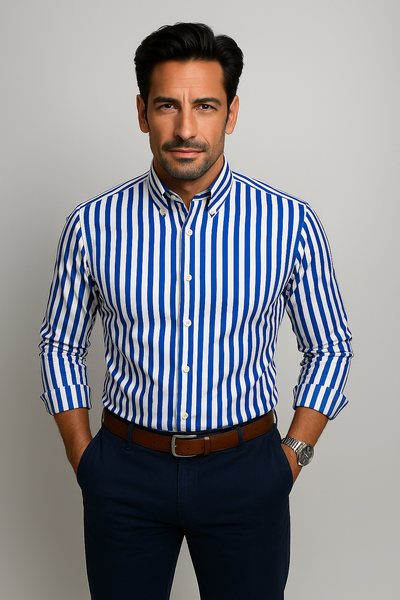 Louis - Chemise d'été à rayures