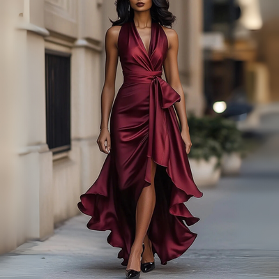 Sarah - Robe en satin
