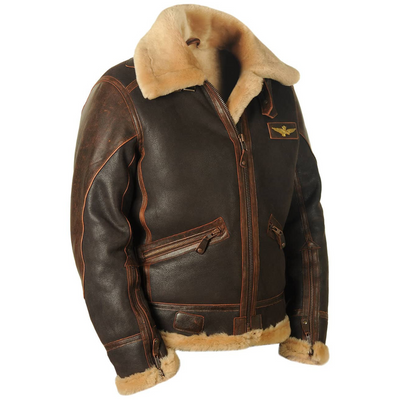 Maverick - Manteau En Cuir Élégant