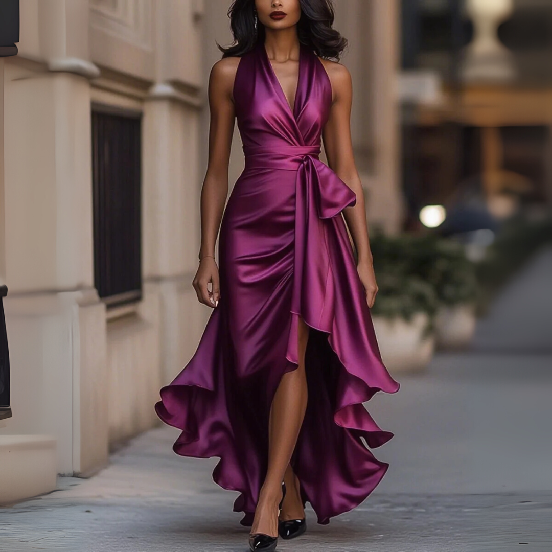 Sarah - Robe en satin