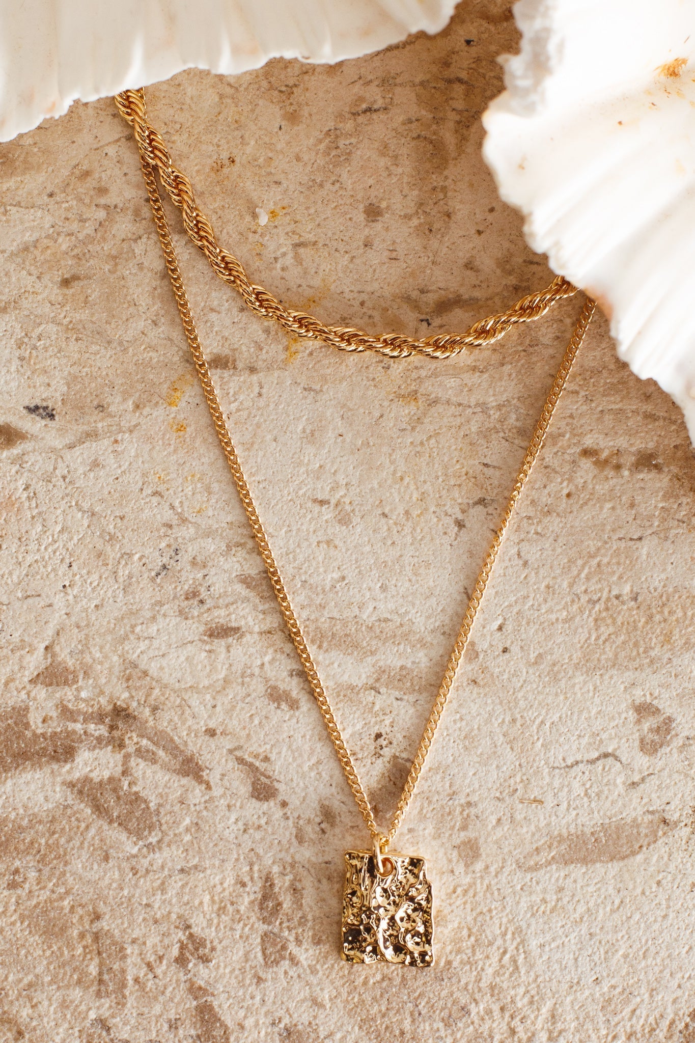 Ensemble de Colliers en Corde Hamptons Or