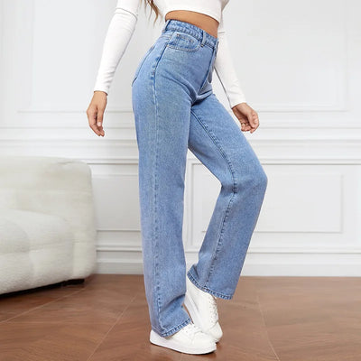 Alba | Jean Taille Haute Délavé