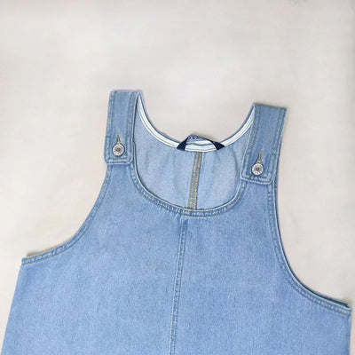 Malwina - Robe d'Été Pratique et Légère en Denim