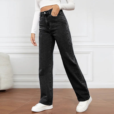 Alba | Jean Taille Haute Délavé