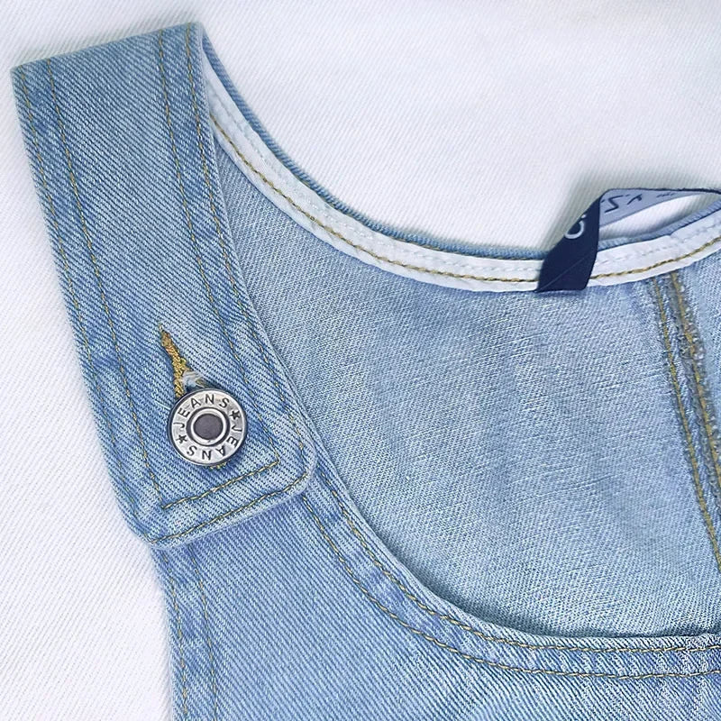 Malwina - Robe d'Été Pratique et Légère en Denim