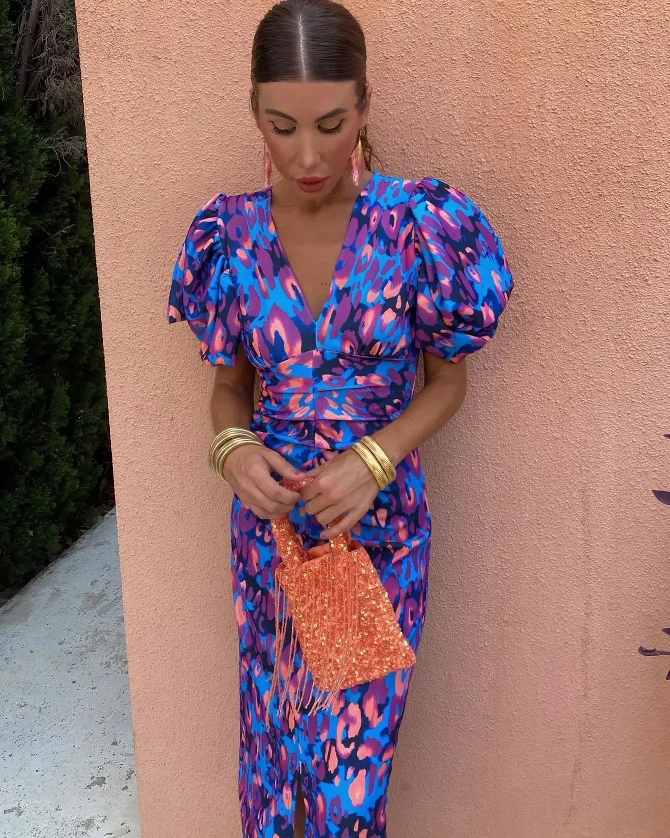 Simona - Robe avec décolleté