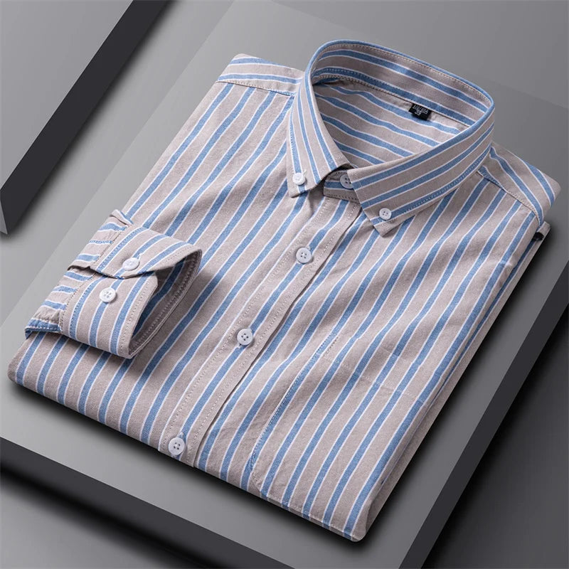 Laurent - Chemise Oxford Chic pour Homme
