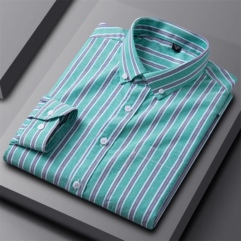 Laurent - Chemise Oxford Chic pour Homme