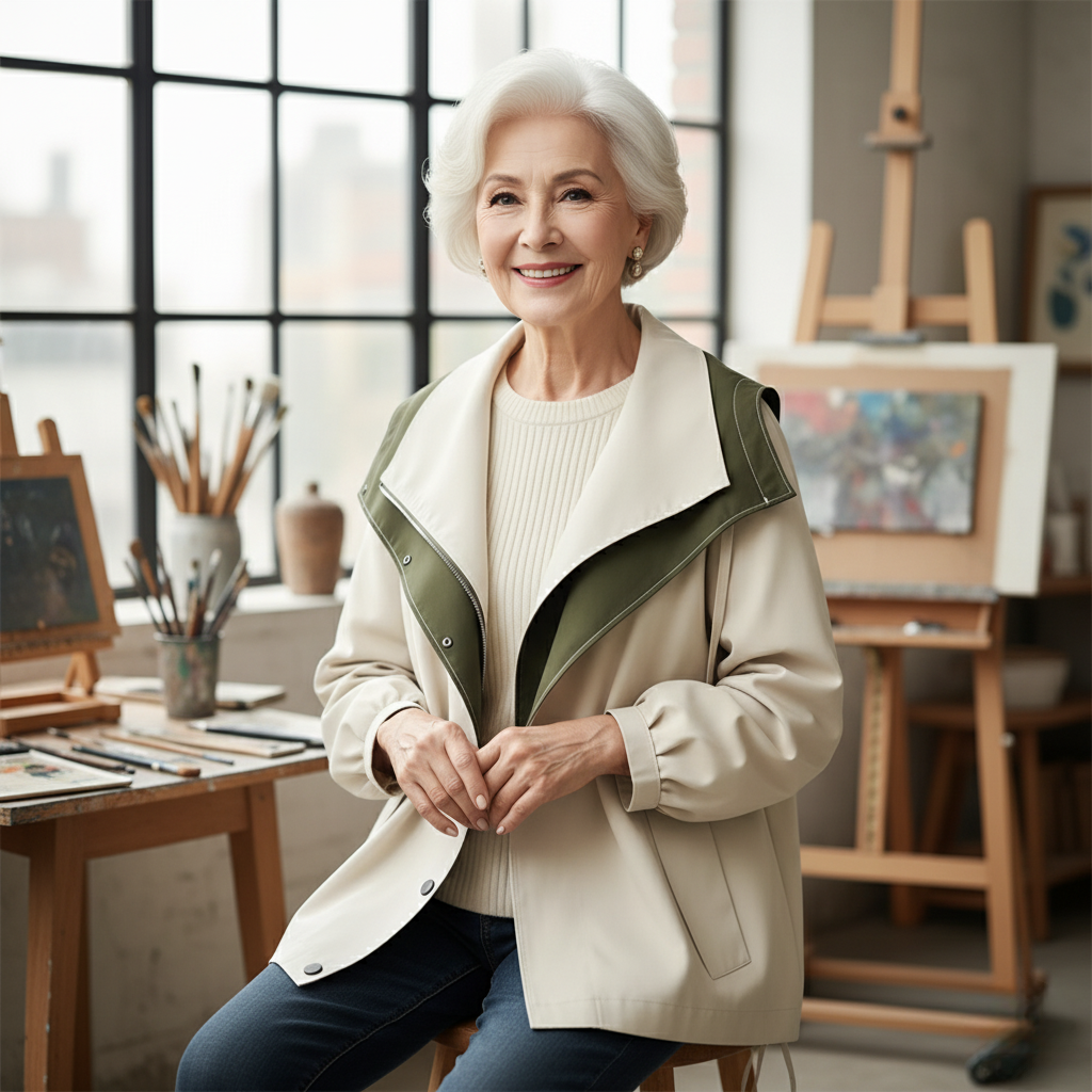 Helene – Élégante veste imperméable
