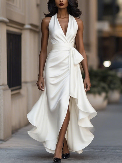 Sarah - Robe en satin